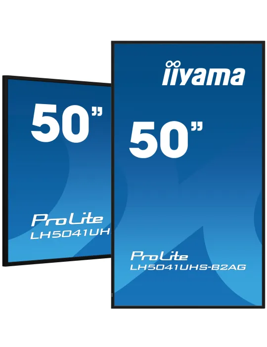 iiyama LH5041UHS-B2AG visualizzatore di messaggi Pannello piatto per segnaletica digitale 127 cm (50") LCD 500 cd m² 4K Ultra