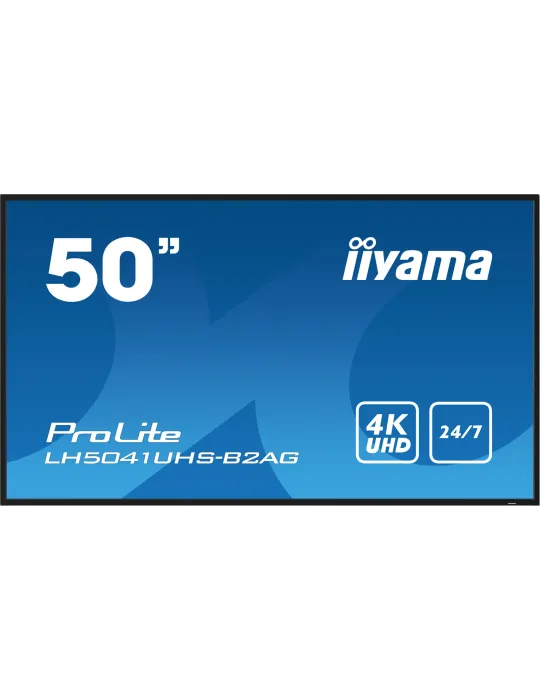 iiyama LH5041UHS-B2AG visualizzatore di messaggi Pannello piatto per segnaletica digitale 127 cm (50") LCD 500 cd m² 4K Ultra