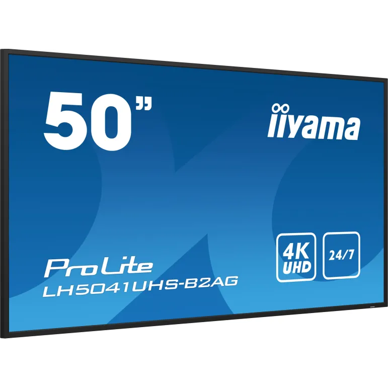 iiyama LH5041UHS-B2AG visualizzatore di messaggi Pannello piatto per segnaletica digitale 127 cm (50") LCD 500 cd m² 4K Ultra