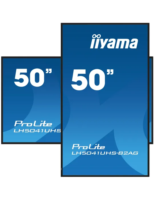 iiyama LH5041UHS-B2AG visualizzatore di messaggi Pannello piatto per segnaletica digitale 127 cm (50") LCD 500 cd m² 4K Ultra