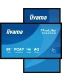 iiyama T5529AS-B1AG visualizzatore di messaggi Design chiosco 138,7 cm (54.6") LED Wi-Fi 450 cd m² 4K Ultra HD Nero Touch