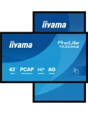 iiyama T4329AS-B1AG Monitor PC 108 cm (42.5") 3840 x 2160 Pixel 4K Ultra HD LED Touch screen Nero