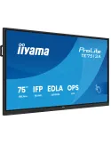 iiyama TE7513A-B2AG visualizzatore di messaggi Pannello piatto interattivo 190,5 cm (75") Wi-Fi 500 cd m² 4K Ultra HD Nero
