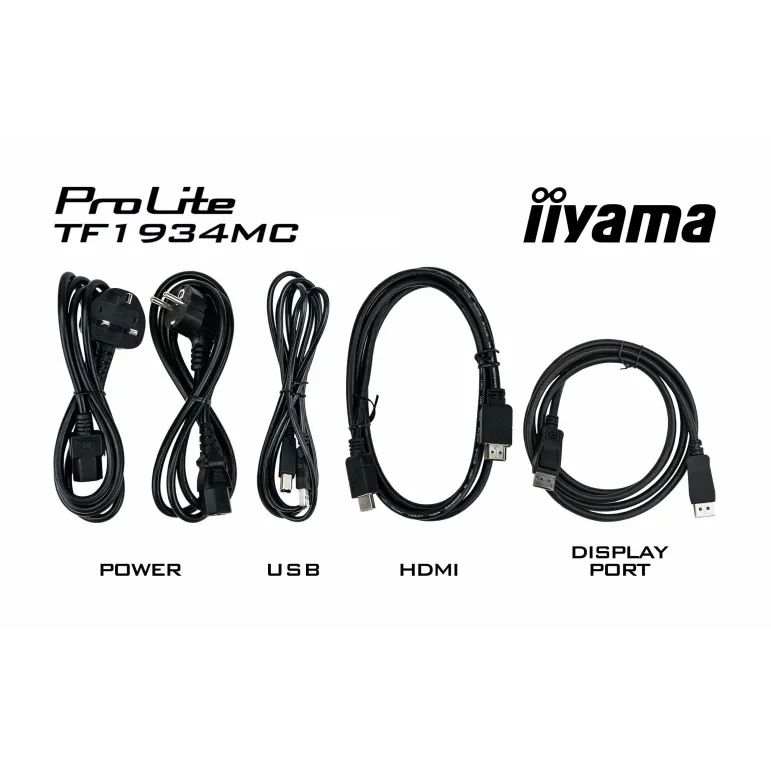 iiyama ProLite TF1934MC-B7X Monitor PC 48,3 cm (19") 1280 x 1024 Pixel SXGA LED Touch screen Nero