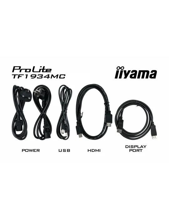 iiyama ProLite TF1934MC-B7X Monitor PC 48,3 cm (19") 1280 x 1024 Pixel SXGA LED Touch screen Nero