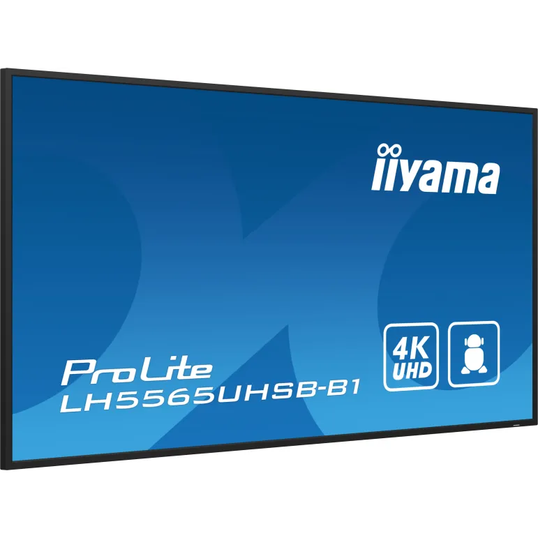 iiyama LH5565UHSB-B1 visualizzatore di messaggi Design chiosco 138,7 cm (54.6") LED Wi-Fi 800 cd m² 4K Ultra HD Nero Processore