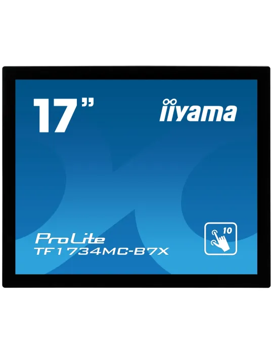 iiyama TF1734MC-B7X Monitor PC 43,2 cm (17") 1280 x 1024 Pixel SXGA LED Touch screen Nero