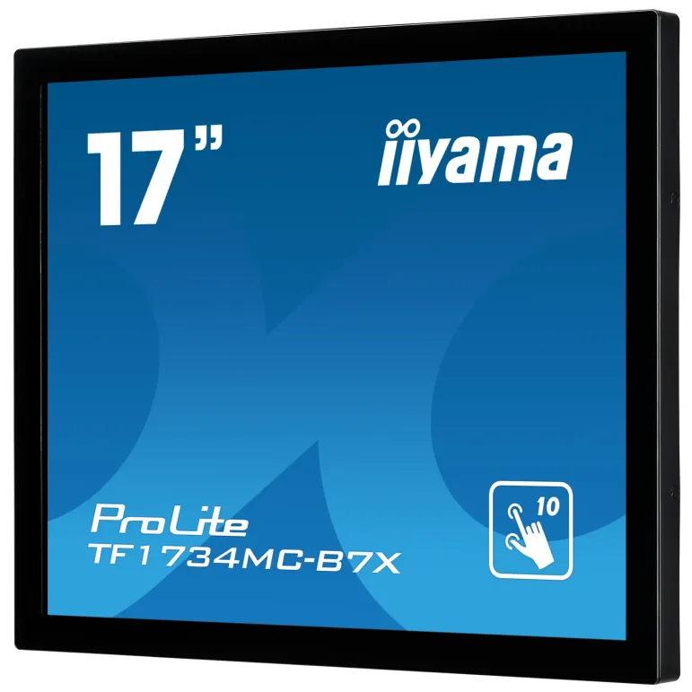 iiyama TF1734MC-B7X Monitor PC 43,2 cm (17") 1280 x 1024 Pixel SXGA LED Touch screen Nero