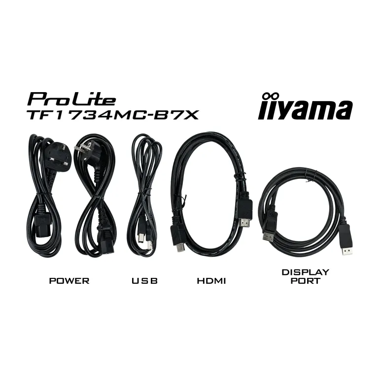 iiyama TF1734MC-B7X Monitor PC 43,2 cm (17") 1280 x 1024 Pixel SXGA LED Touch screen Nero