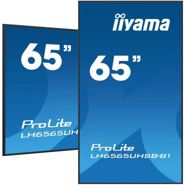 iiyama LH6565UHSB-B1 visualizzatore di messaggi Design chiosco 163,8 cm (64.5") LED Wi-Fi 800 cd m² 4K Ultra HD Nero Processore