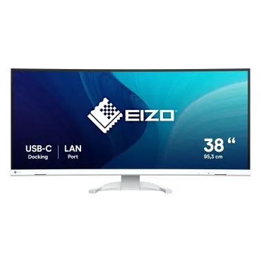 EIZO FlexScan EV3851X monitor 37,5" Curvo UltraWide per Post-Produzione e Video-Editing - BIANCO