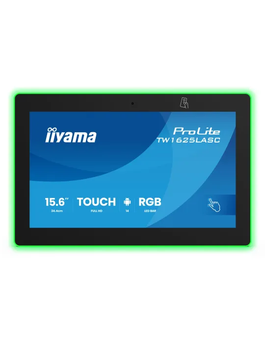 iiyama TW1625LASC-B3PNR espositore per sale riunioni 39,6 cm (15.6") 1920 x 1080 Pixel LED Wi-Fi 6 (802.11ax), Wi-Fi 5