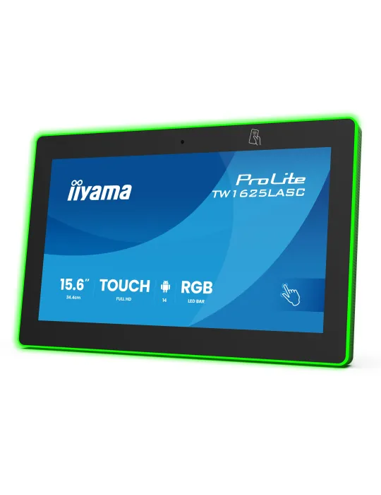 iiyama TW1625LASC-B3PNR espositore per sale riunioni 39,6 cm (15.6") 1920 x 1080 Pixel LED Wi-Fi 6 (802.11ax), Wi-Fi 5