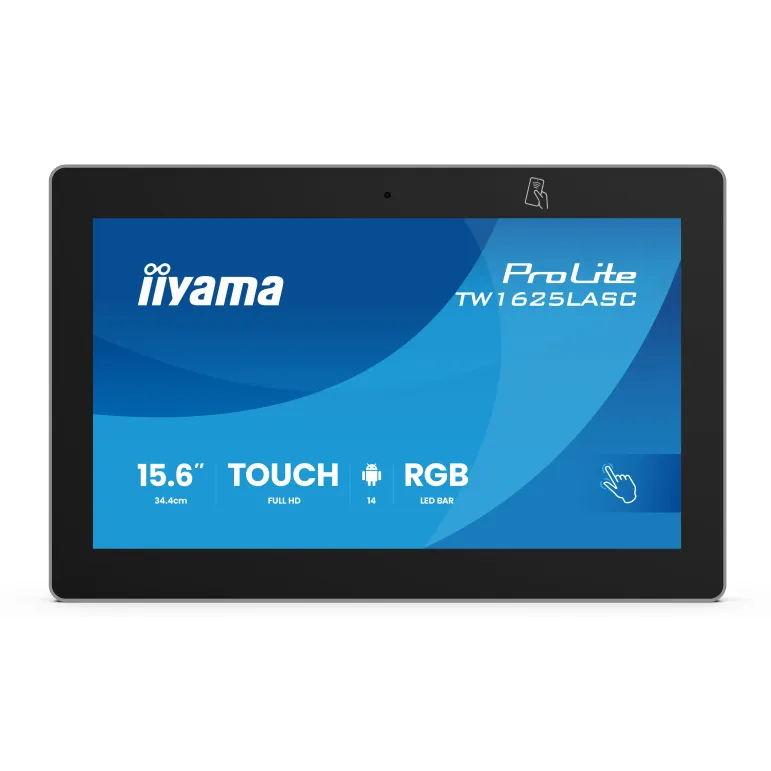 iiyama TW1625LASC-B3PNR espositore per sale riunioni 39,6 cm (15.6") 1920 x 1080 Pixel LED Wi-Fi 6 (802.11ax), Wi-Fi 5