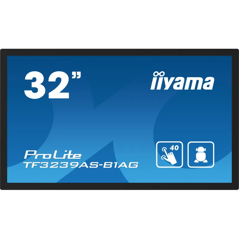 iiyama TF3239AS-B1AG Monitor PC 80 cm (31.5") 1920 x 1080 Pixel Full HD LED Touch screen Nero
