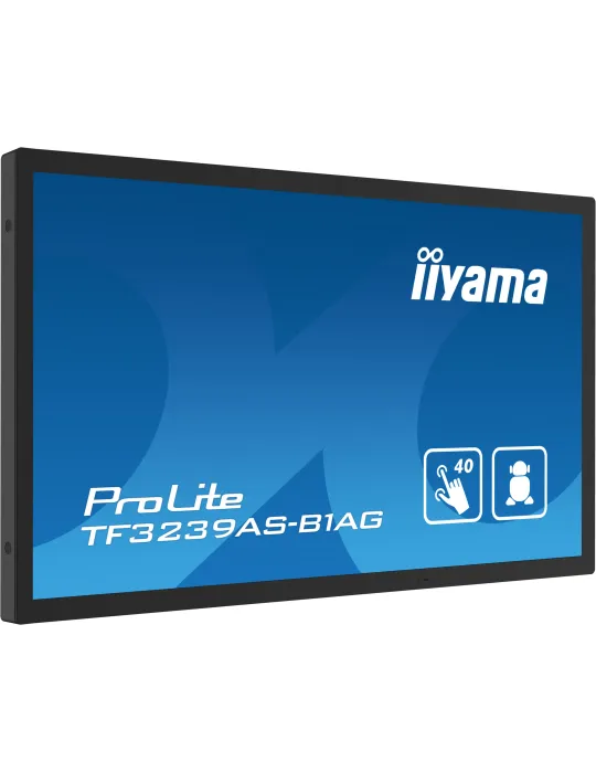 iiyama TF3239AS-B1AG Monitor PC 80 cm (31.5") 1920 x 1080 Pixel Full HD LED Touch screen Nero