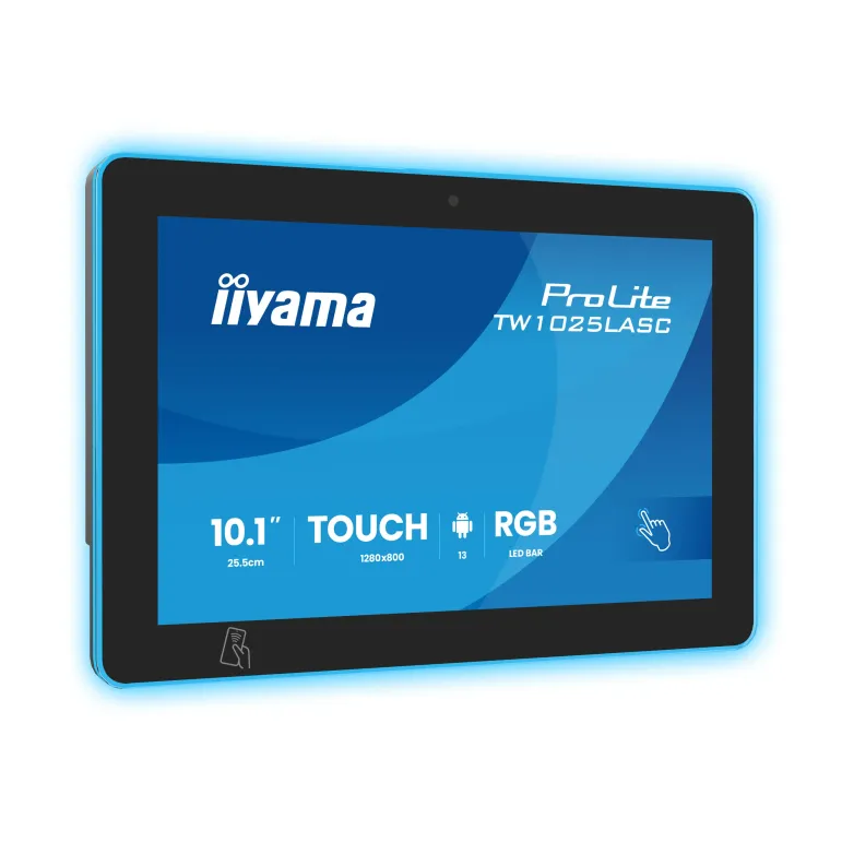 iiyama ProLite TW1025LASC-B3PNR Monitor PC 25,6 cm (10.1") 1280 x 800 Pixel WXGA LED Touch screen Multi utente Nero