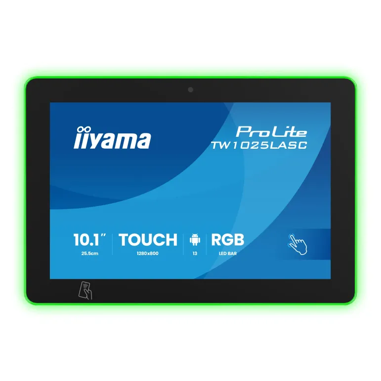iiyama ProLite TW1025LASC-B3PNR Monitor PC 25,6 cm (10.1") 1280 x 800 Pixel WXGA LED Touch screen Multi utente Nero