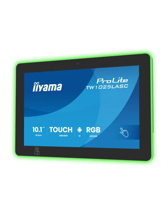 iiyama ProLite TW1025LASC-B3PNR Monitor PC 25,6 cm (10.1") 1280 x 800 Pixel WXGA LED Touch screen Multi utente Nero
