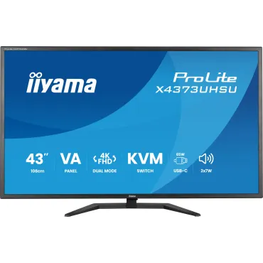 iiyama ProLite X4373UHSU-B2 Monitor PC 108 cm (42.5") 3840 x 2160 Pixel 4K Ultra HD LED Nero