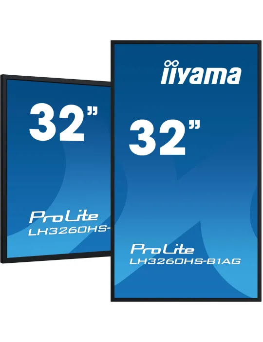 iiyama LH3260HS-B1AG visualizzatore di messaggi Pannello A digitale 80 cm (31.5") LED Wi-Fi 500 cd m² Full HD Nero Processore