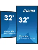 iiyama LH3260HS-B1AG visualizzatore di messaggi Pannello A digitale 80 cm (31.5") LED Wi-Fi 500 cd m² Full HD Nero Processore
