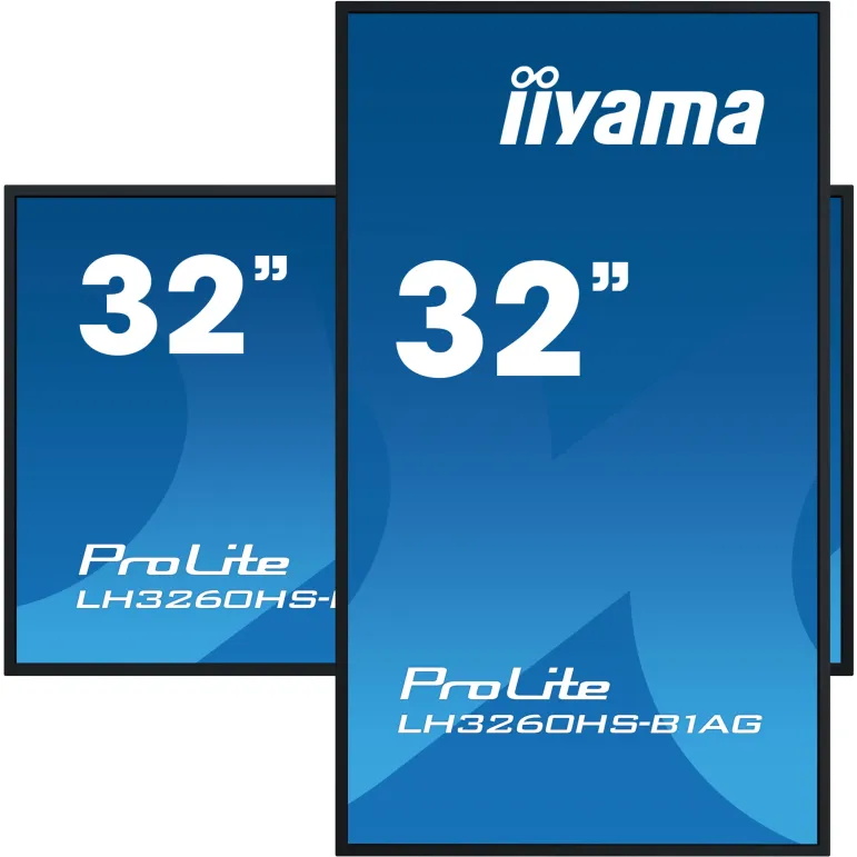 iiyama LH3260HS-B1AG visualizzatore di messaggi Pannello A digitale 80 cm (31.5") LED Wi-Fi 500 cd m² Full HD Nero Processore