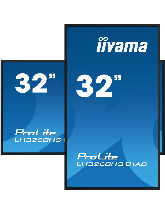 iiyama LH3260HS-B1AG visualizzatore di messaggi Pannello A digitale 80 cm (31.5") LED Wi-Fi 500 cd m² Full HD Nero Processore