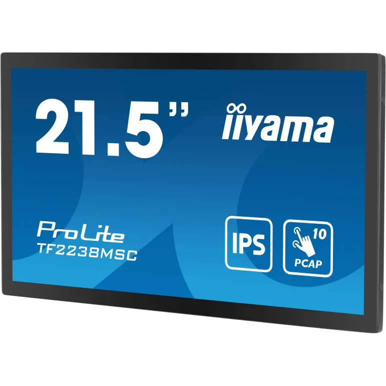 iiyama TF2238MSC-B1 Monitor PC 53,3 cm (21") 1920 x 1080 Pixel Full HD LED Touch screen Nero