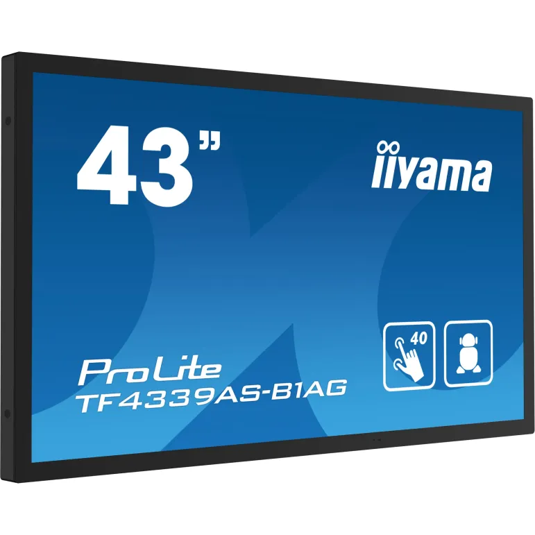 iiyama TF4339AS-B1AG Monitor PC 108 cm (42.5") 3840 x 2160 Pixel 4K Ultra HD LED Touch screen Nero