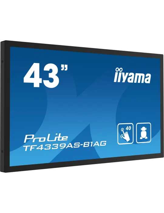 iiyama TF4339AS-B1AG Monitor PC 108 cm (42.5") 3840 x 2160 Pixel 4K Ultra HD LED Touch screen Nero