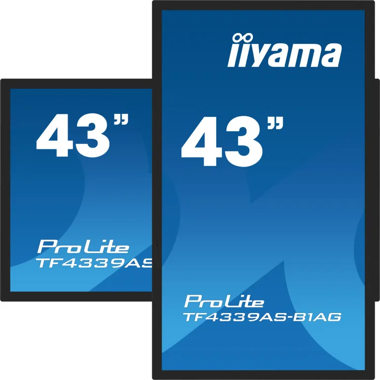 iiyama TF4339AS-B1AG Monitor PC 108 cm (42.5") 3840 x 2160 Pixel 4K Ultra HD LED Touch screen Nero