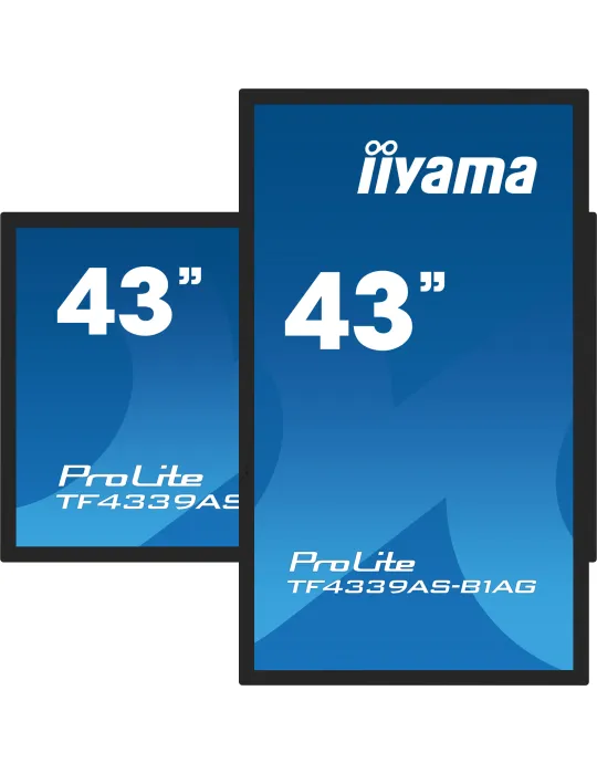 iiyama TF4339AS-B1AG Monitor PC 108 cm (42.5") 3840 x 2160 Pixel 4K Ultra HD LED Touch screen Nero