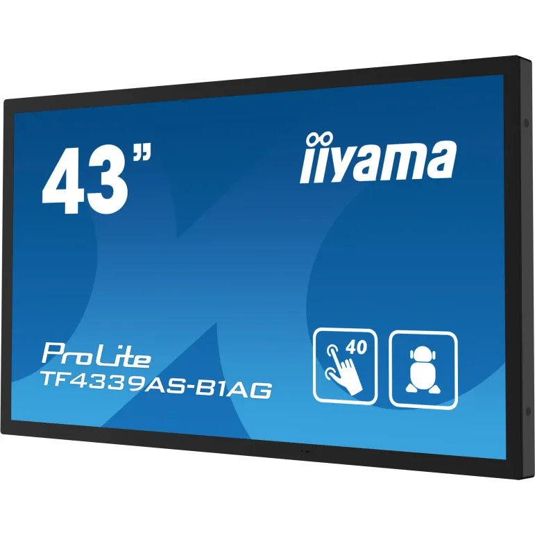iiyama TF4339AS-B1AG Monitor PC 108 cm (42.5") 3840 x 2160 Pixel 4K Ultra HD LED Touch screen Nero