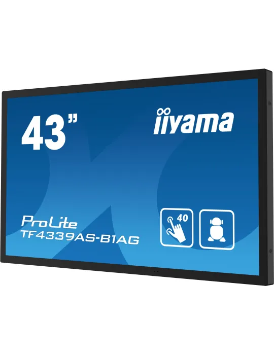 iiyama TF4339AS-B1AG Monitor PC 108 cm (42.5") 3840 x 2160 Pixel 4K Ultra HD LED Touch screen Nero