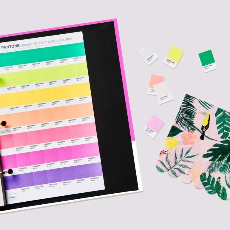 Pantone Pastels & Neons Chips - Coated & Uncoated