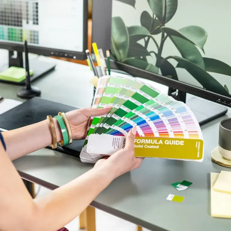 Pantone Solid Guide Set - Formula Guide Coated & Uncoated, Pastels & Neons Guide, Metallic Guide