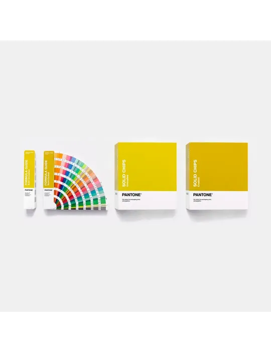 Pantone Solid Color Set - Formula Guide & Solid Chips - Coated & Uncoated
