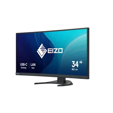 EIZO FlexScan EV3451X monitor 34,1" Curvo UltraWide per progettazione CAD e 3D - NERO