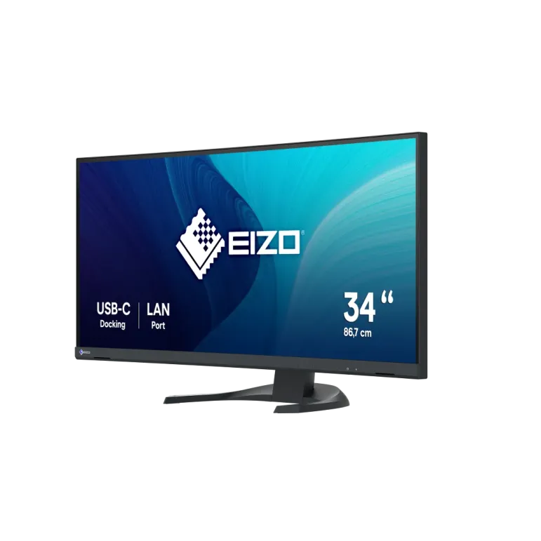 EIZO FlexScan EV3451X monitor 34,1" Curvo UltraWide per progettazione CAD e 3D - NERO
