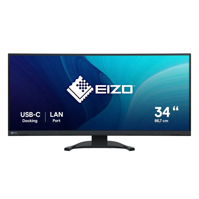 EIZO FlexScan EV3451X monitor 34,1" Curvo UltraWide per progettazione CAD e 3D - NERO