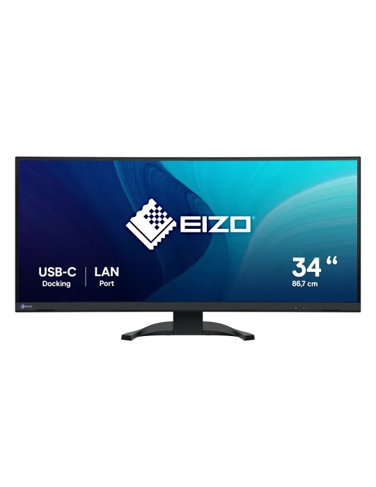 EIZO FlexScan EV3451X monitor 34,1" Curvo UltraWide per progettazione CAD e 3D - NERO
