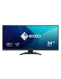EIZO FlexScan EV3451X monitor 34,1" Curvo UltraWide per progettazione CAD e 3D - NERO