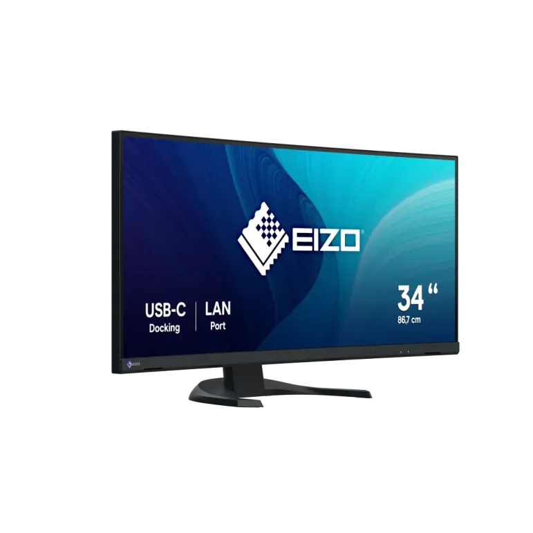 EIZO FlexScan EV3451X monitor 34,1" Curvo UltraWide per progettazione CAD e 3D - NERO
