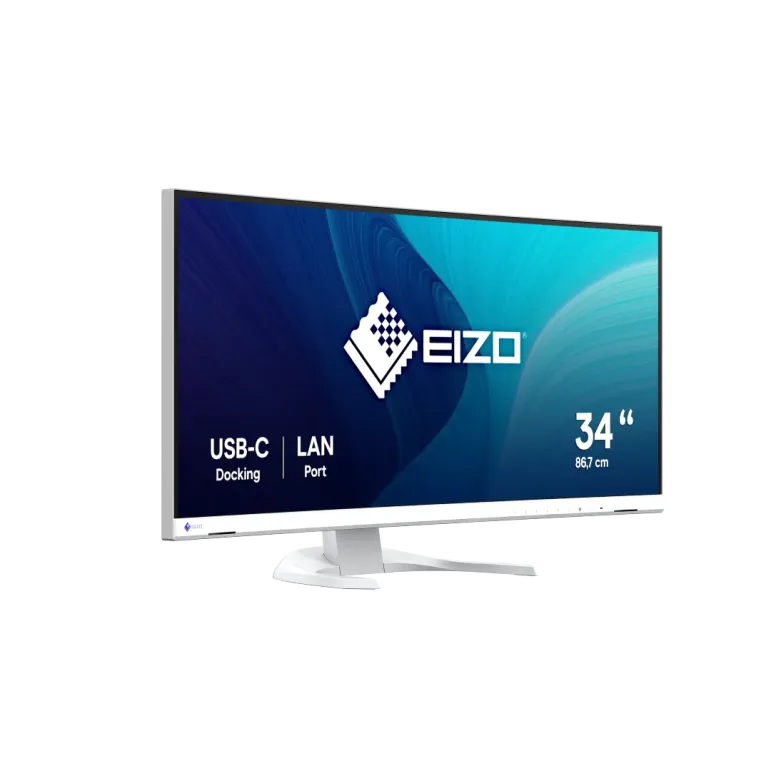 EIZO FlexScan EV3451X monitor 34,1" Curvo UltraWide per progettazione CAD e 3D - BIANCO