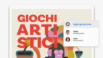 Condividi alle tue condizioni