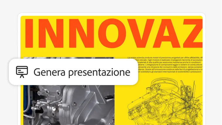 Crea presentazioni dai file in pochi minuti
