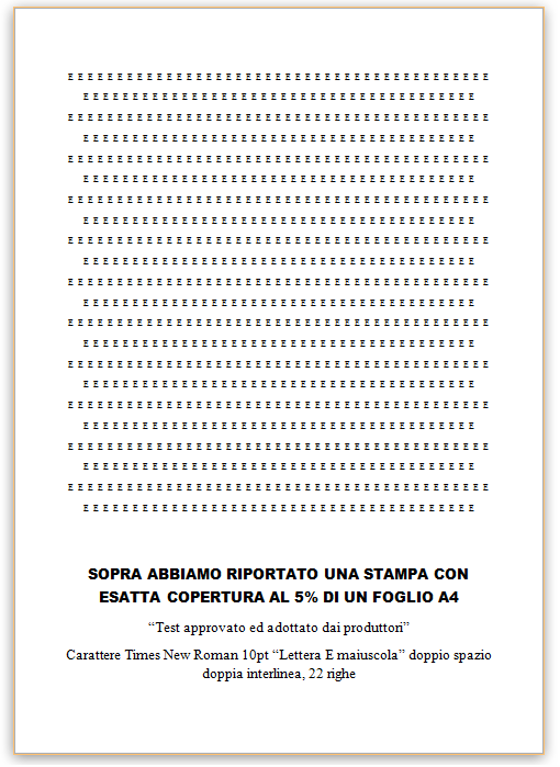 foglio esempio copertura
