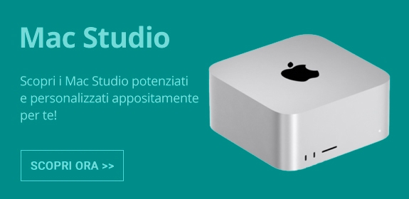 Mac Studio potenziati e personalizzati appositamente per te
